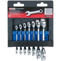 Ks Tools 518.0040 5180040 Ring-steeksleutelset Sleutelbreedte (metrisch) 10 - 19 mm