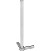 Osram SMART+ WiFi-tafellamp CORNER MAGIC, zilver, 43 cm RGB WiFi MAGIC, chroom / zilver, Woon-/ Eetkamer, Aluminium, Modern