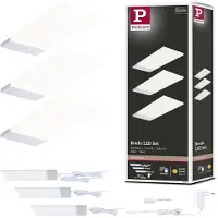 Paulmann LED meubelverlichting Bredo, sensor, set van 3 Bredo, alu / grijs / zink, Keuken, Kunststof, Modern, kastverlichting