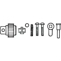 Stahlwille 4350 19020000 Set reserveonderdelen Aandrijving 3/8 (10 mm), 1/4 (6,3 mm) 1 stuk(s)