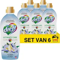 Dreft Ultimate Care Blue Dream Wasverzachter - 6 x 1 l (240 wasbeurten)