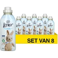 Lenor Caresse Sensitive Wasverzachter - Hypoallergeen - Voordeelverpakking 8 x 27 wasbeurten