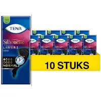 Tena 10x Silhouette Pads Black Normal 26 Stuks