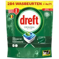 Dreft 4x Dreft Vaatwastabletten All In One Original 71 Stuks