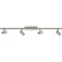 Eglo ROTTELO, Inbouwspots, GU10, 4 lampen, LED, 3000 K, Metallic