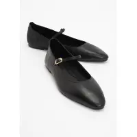 Forever & Always Lara Leren Mary Jane Platte Schoenen