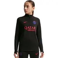 Nike Paris Saint-Germain Strike Trainingstrui 1/4-Zip 2026-2027 Kids Zwart Felrood Donkerblauw