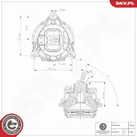 ESEN SKV 75SKV164 Motorsteunlager