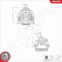 ESEN SKV 75SKV206 Motorsteunlager