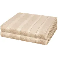 Cawö Handdoek 'Noblesse' bruin