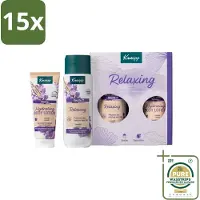 Kneipp 15 x – Relaxing Moments – Geschenkset – Lavendel – Douchegel & Bodylotion - Grootverpakking - Ontspanning - Lavendel - Douchegel - Bodylotion - Geschenkset