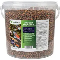 Famiflora Koi Mix OSW 6 mm - Vijvervissen & Koi - 5 Liter (ca. 1,68KG) - Drijvende korrels van 6 mm - Licht verteerbaar hoofdvoer - Bevat spirulina en prebiotica