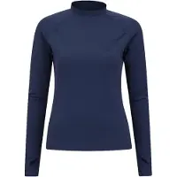 Mountain Warehouse Dames/Dames Rash Guard met lange mouwen (Donkerblauw)