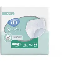 Ontex iD iD Sensitive Pants Super XL - 8 pakken van 12 stuks