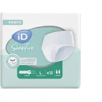 Ontex iD iD Sensitive Pants Super Large - 8 pakken van 12 stuks