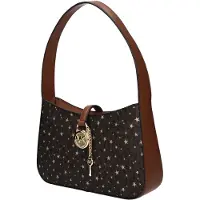 Michael Kors Bruine Stof Handtas