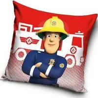 Procos Brandweerman Sam Kussenhoes 40x40 - Officieel gelicentieerd
