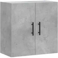 vidaXL Wandkast 60x31x60 cm bewerkt hout betongrijs