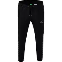 Erima Essential Team Sweatbroek Heren - Zwart / Slate Grey | Maat: XL