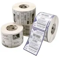 Zebra 880595-025DU Etiket Zwart op wit (38 mm x 25 mm) 12 rollen