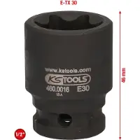 Ks Tools 460.0016 1/2 speciale steekdop voor Mercedes, E30, 46 mm kort