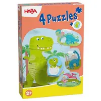 HABA Sales Gmbh & Co.KG Dino's Puzzel (3 en 4 stukjes)
