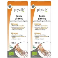 Physalis Panax Ginseng Plantendruppels Bio 2x100 ml Oplossing