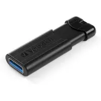 Verbatim Pin Stripe 3.0 USB-stick 64 GB Zwart 49318 USB-A 3.2 Gen 1