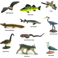 Safari speeldieren Grote Meren 3 9,5 cm 10 stuks