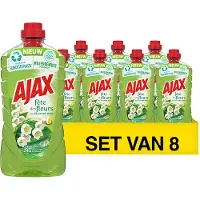 Ajax Allesreiniger Lentebloem - 1000 ml - 8 stuks