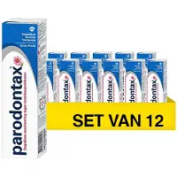 Parodontax Dagelijkse Fluoride Tandpasta Extra Fresh Voordeelverpakking 12x75ml