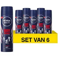 Nivea 6x Deodorant Spray Dry Impact 150 Ml