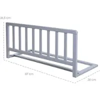 Roba Baby White Bed Veiligheidshekje
