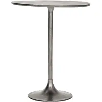 House Doctor Pan Tafel Ø61 Cm H75 Cm Zilver - Eettafels & bartafels Ijzer Silver - 900000956