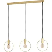 Eglo Manizales, flexibele bevestiging, messing, staal, messing, staal, staal, zwart, IP20