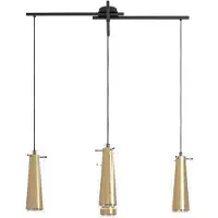 Eglo Pinto Gold Hanglamp - E27 - 90,5 cm - Zwart/Goud