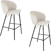 White Label Barkruk Joa Beige