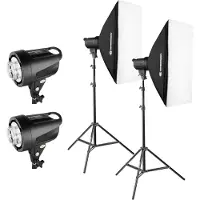 Bresser BRT-200B 2x 200W studio flitsset