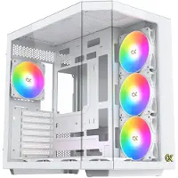 Xigmatek CUBI II Arctic Case zonder voeding - Cube - E-ATX-formaat - Wit