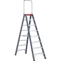 Altrex Falco FDO 8 Dubbele Trap - Aluminium Met Coating - 2 X 8 Treden - Max. Werkhoogte 3,9m