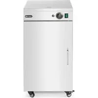 Hendi Bordenwarmer enkel 230V/400W, Warmhoudplaat, Zilver