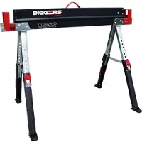 Diggers Graafbok | 600 kg | Verstelbare poten | Verstelbare Zijarmen | Set van 2 stuks - DIG869