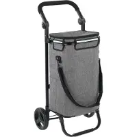 Maximex Boodschappentrolley Lichtgrijs/Zwart | one size Grijs