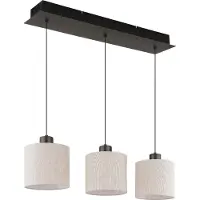 Globo Gunmetal hanglamp Thea 3-lichts recht