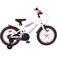 Volare Lily Kinderfiets - Meisjes - 16 inch - Wit Roze Paars
