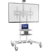 ONKRON - Mobiele tv-standaard - 50-86 inch - Draagbare verstelbare tv-standaard - 800 x 500 Max VESA