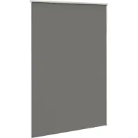vidaXL Rolgordijn verduisterend 150x210 cm stofbreedte 146,6 cm grijs
