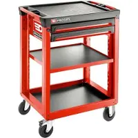 Facom Roll Werkplaatswagen 3 Planken 2 Laden M3 Rood - ROLL.UC3S2DM3
