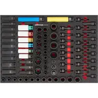 Vigor V6811 V6811 Slagadapterset Metrisch