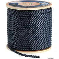 Osculati Polyester 3 Strand Rope 100 M 20 Mm Blauw